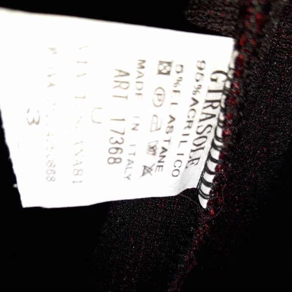 GIRASOLE - Cape, one size but easily fits large to 1X, wine with black trim. - Picture 8 of 8